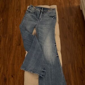 Express Flare Jeans in Faded Blue